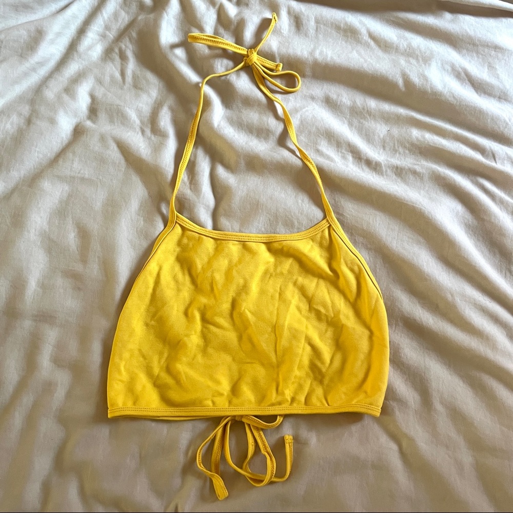 OG American Apparel Backless Halter Top